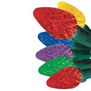 GE Energy Smart Colorite‎ 150-Lights C6 LED Multicolor Christmas Outdoor 49.6 Ft